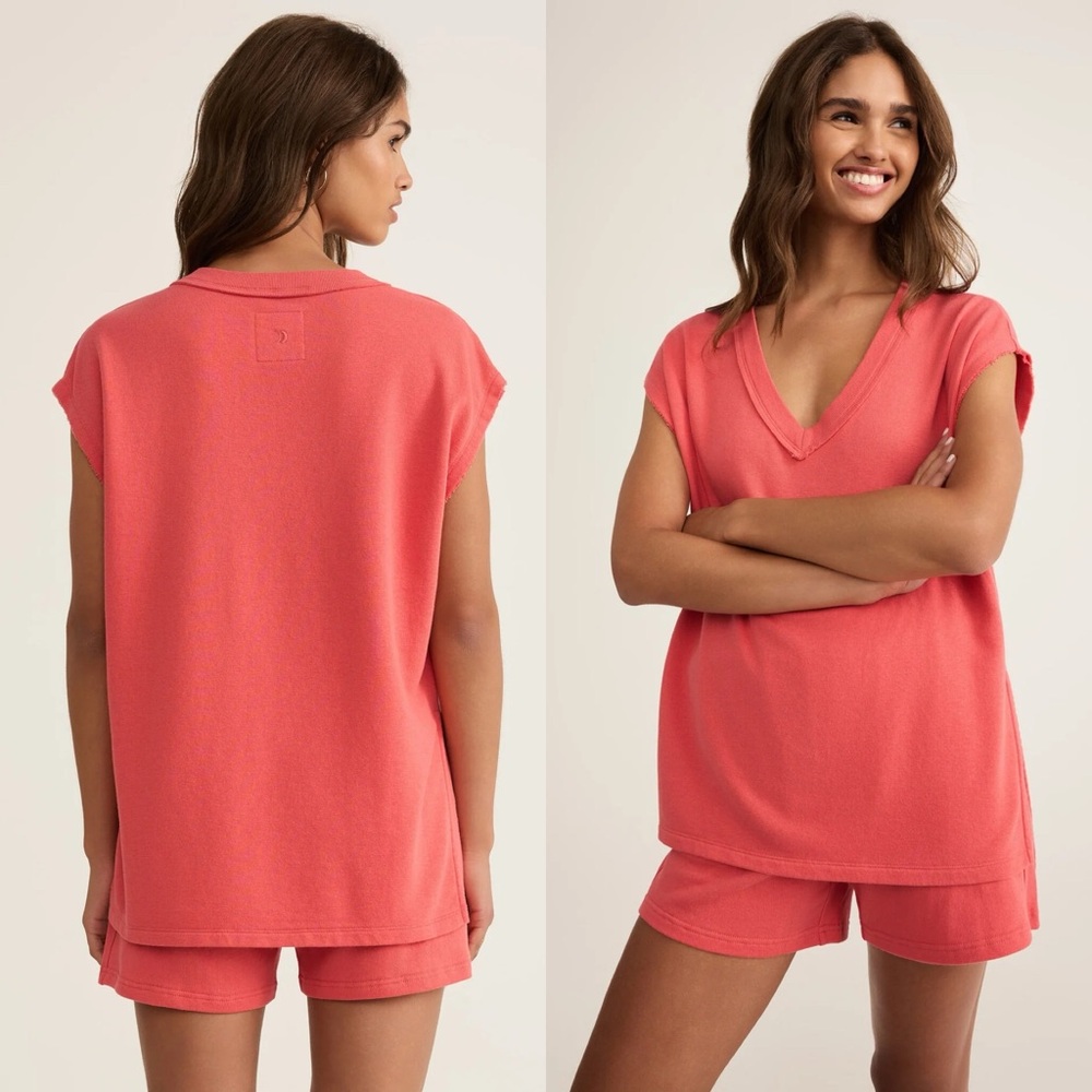 ON THE WEEKENDS TOP(PERSIMMON) - Z SUPPLY